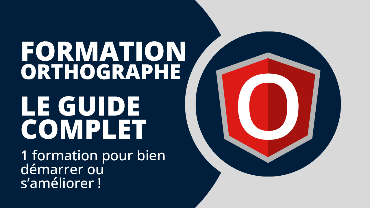 Formation en orthographe